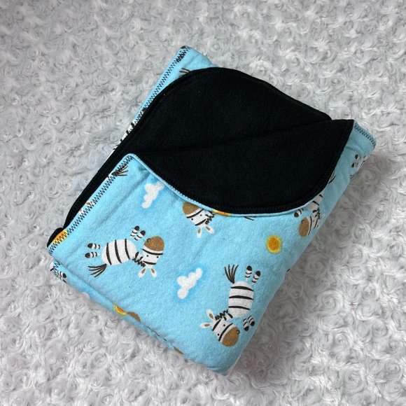 Jumping Zebra Baby Blanket - Picture 1 of 7